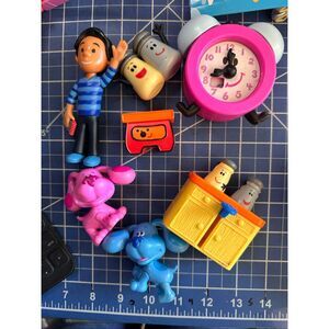 BLUES CLUES vintage figure bundle 7 pcs 20053